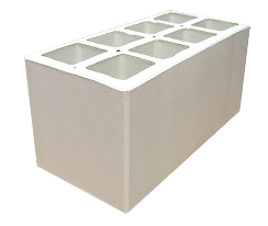 Aparente Canto 9x14x24 Branco